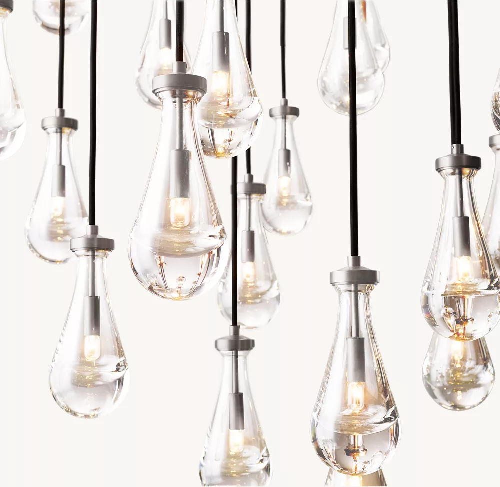 RAIN ROUND CHANDELIER 60