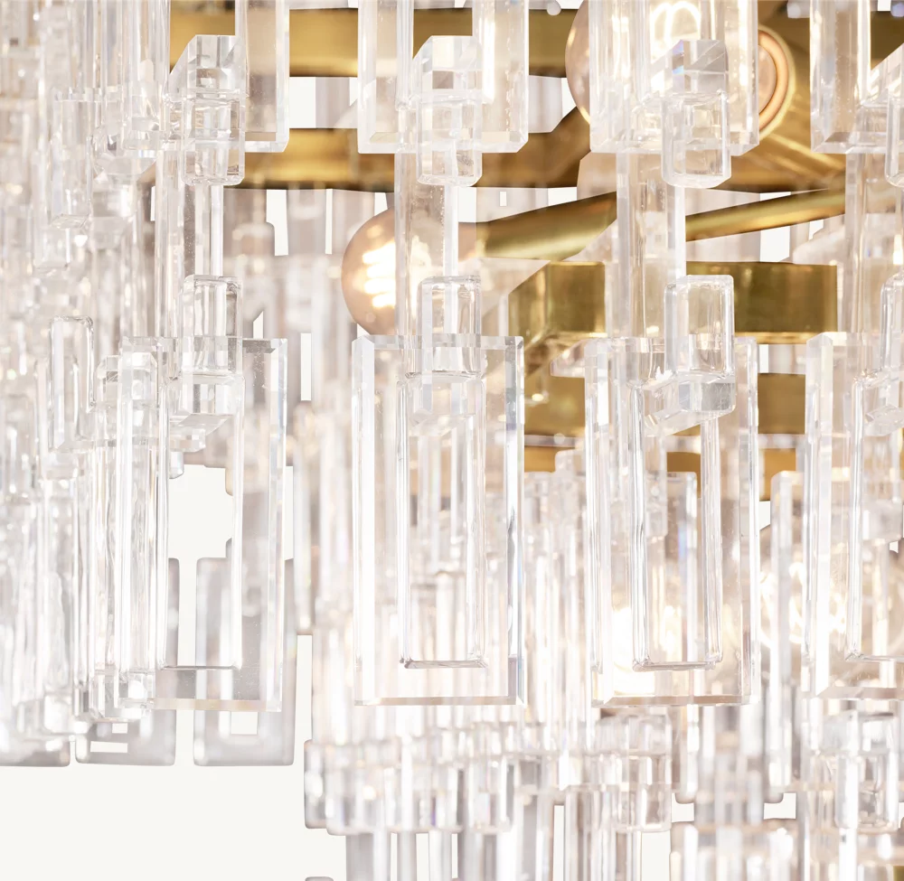 MARIGNAN TIERED RECTANGULAR CHANDELIER 60