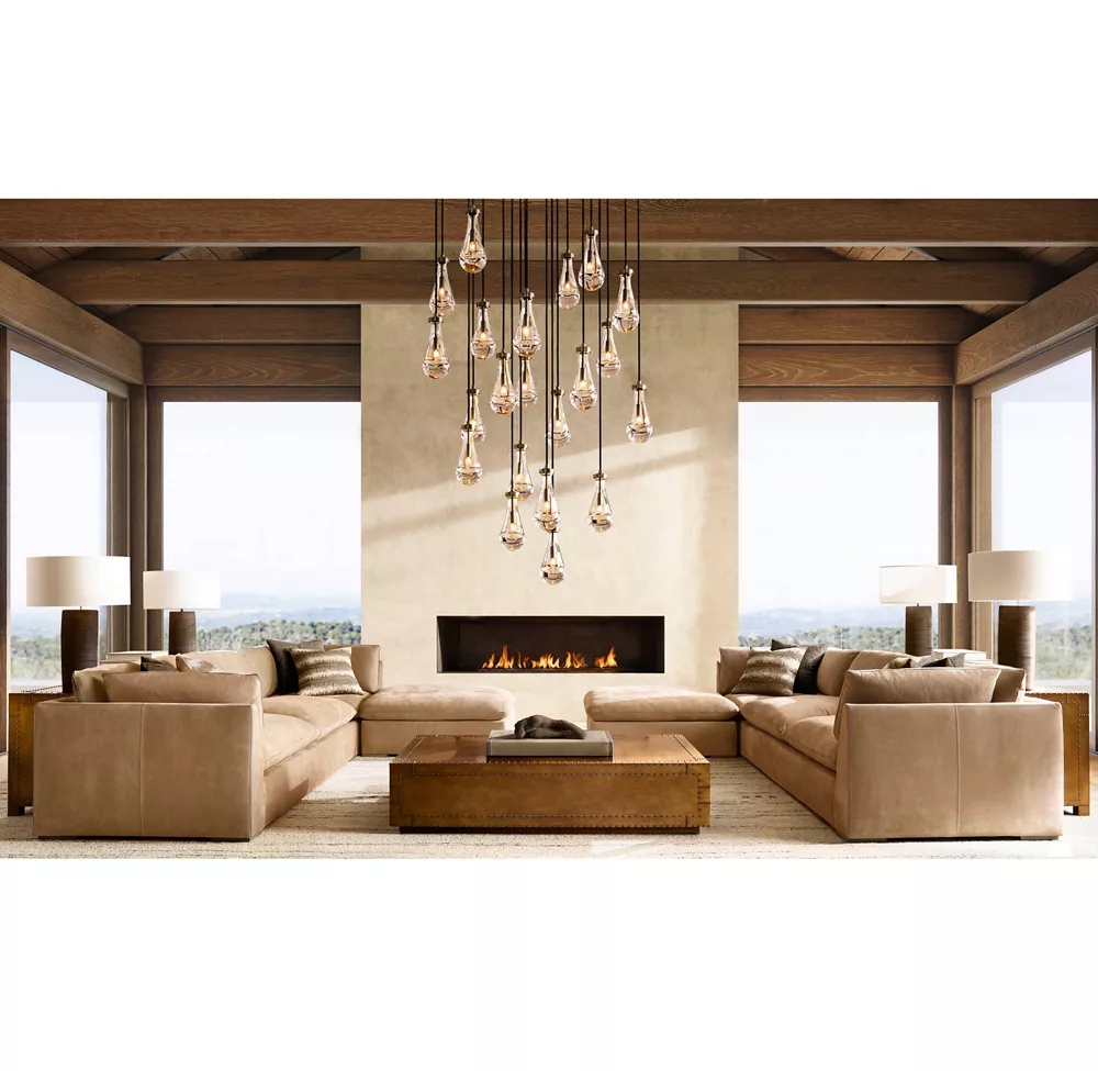 RAIN ROUND CHANDELIER 47