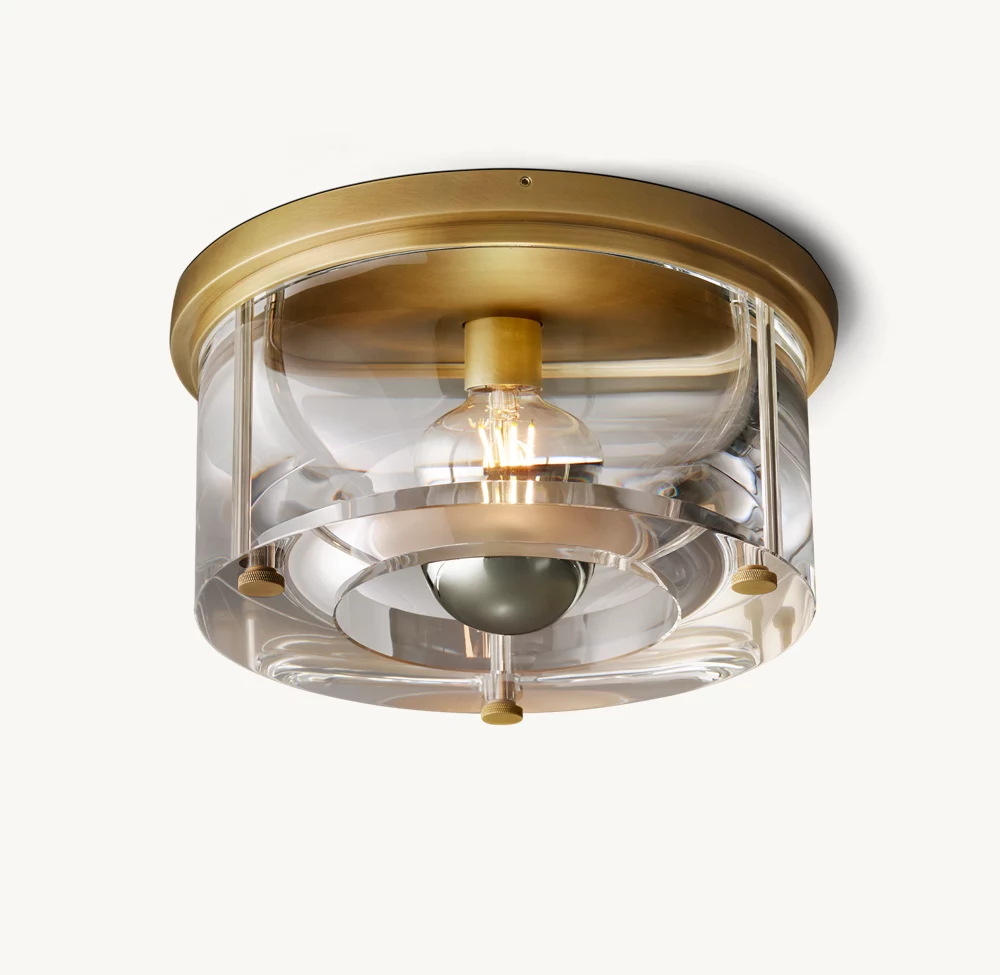 SAVILE ROUND FLUSHMOUNT - Image 2