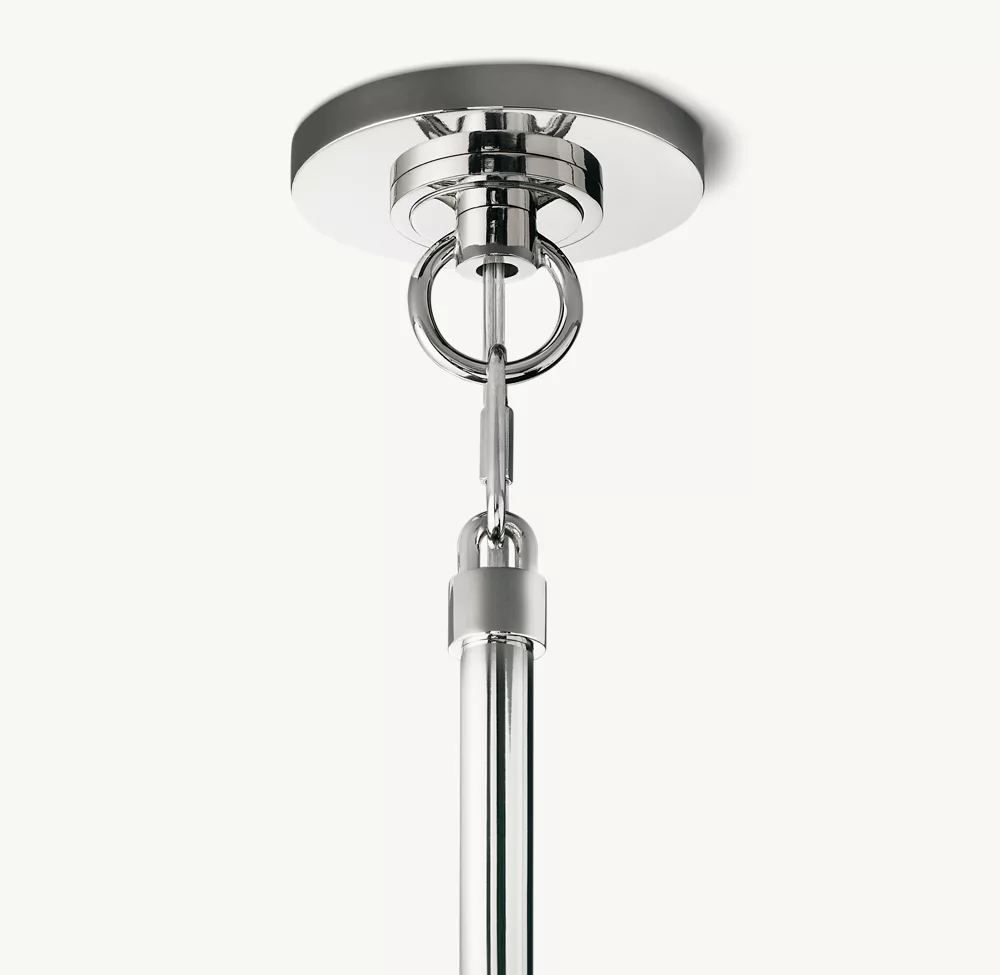 BOULE DE CRISTAL CLEAR GLASS ROUND CHANDELIER 24
