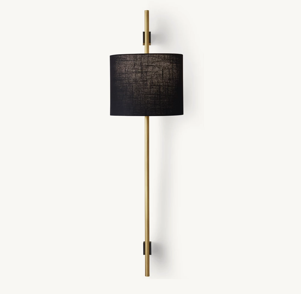 VELA ROUND BAR SCONCE - ROUND SHADE - Image 2