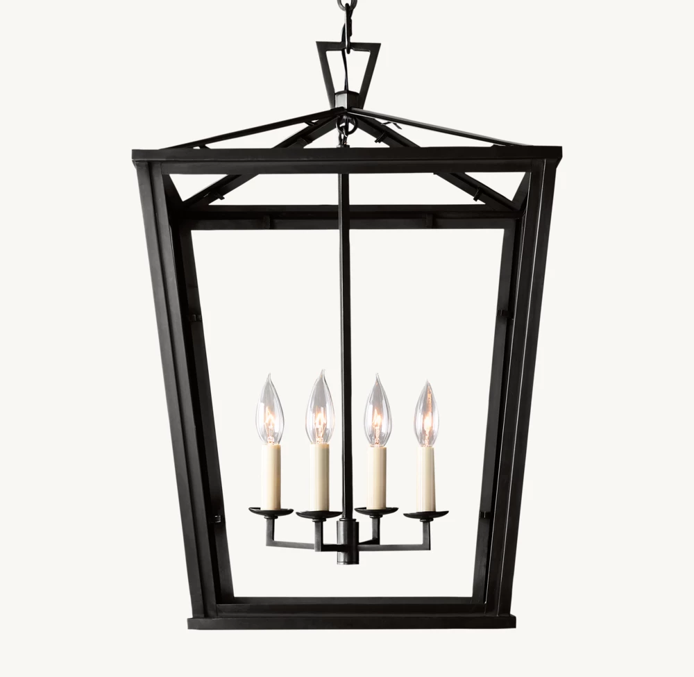 19TH C. ENGLISH OPENWORK OUTDOOR PENDANT - Image 1