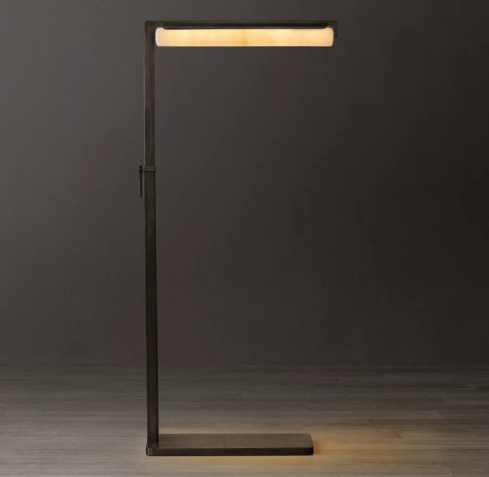 Audubon Alabaster Task Floor Lamp - Image 4