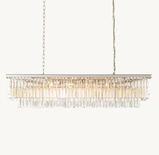 1920S ODEON RECTANGULAR CHANDELIER 59