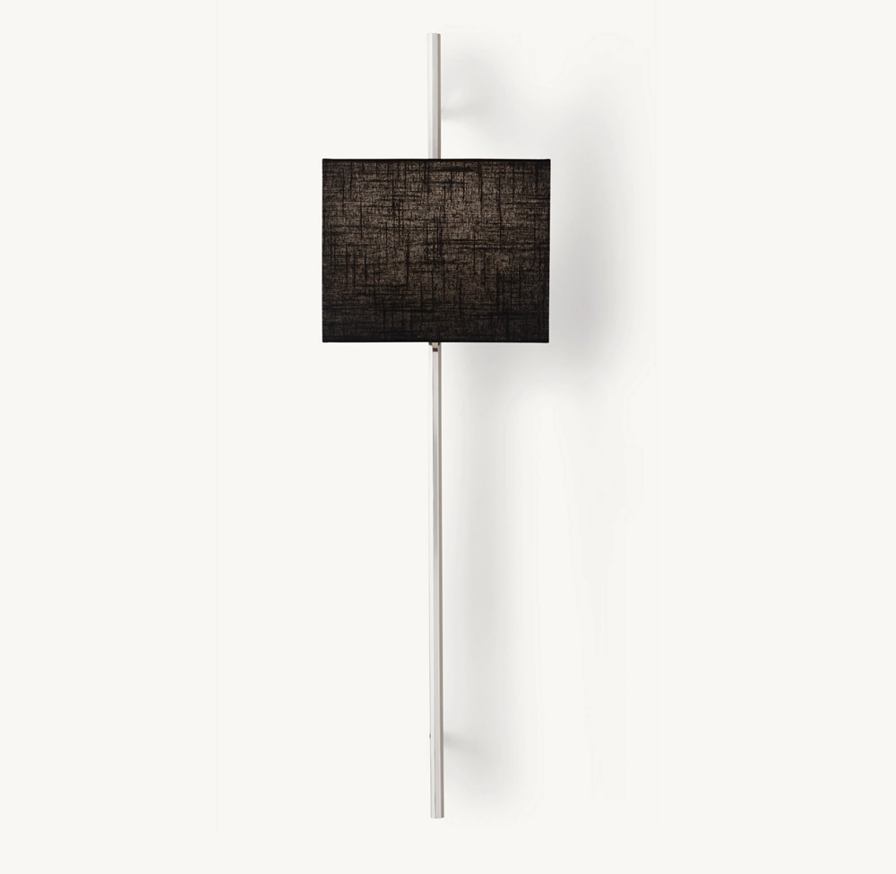 VELA OCTAGONAL BAR SCONCE - RECTANGULAR SHADE - Image 4