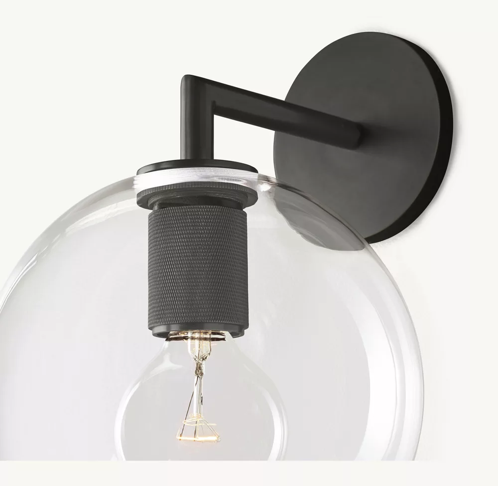 UTILITAIRE GLOBE SHADE SCONCE - Image 2