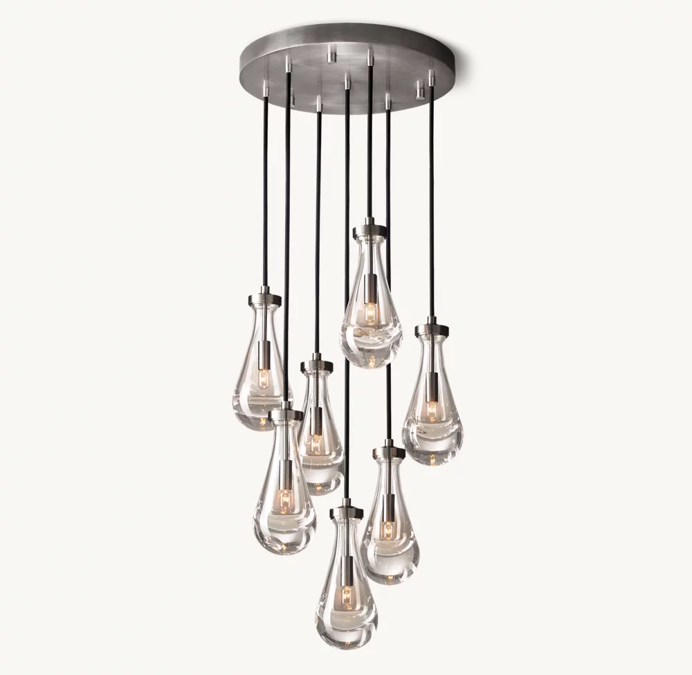 RAIN ROUND CHANDELIER 18