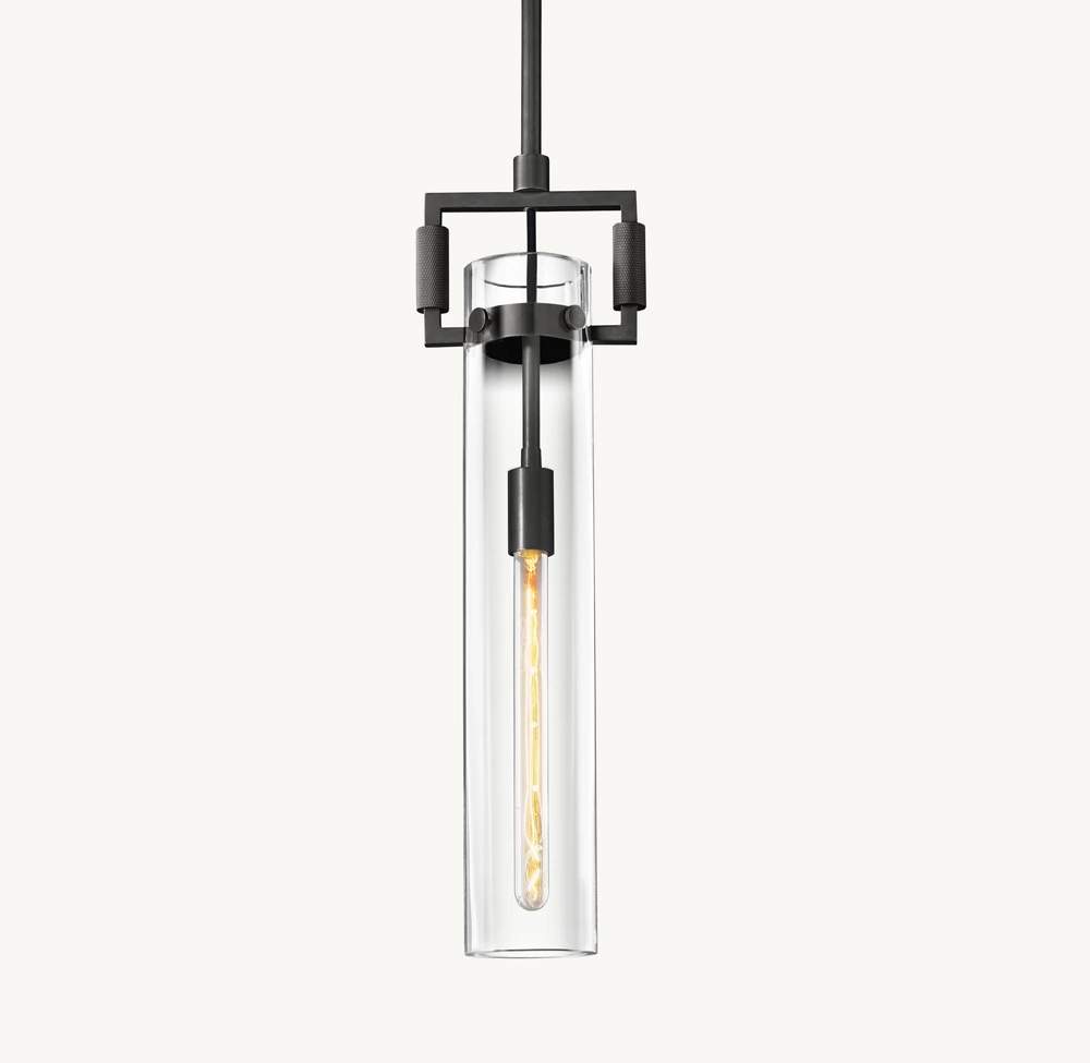 MACHINIST GLASS CYLINDER PENDANT - Image 5