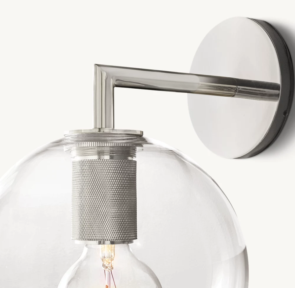 UTILITAIRE GLOBE SHADE SCONCE - Image 2