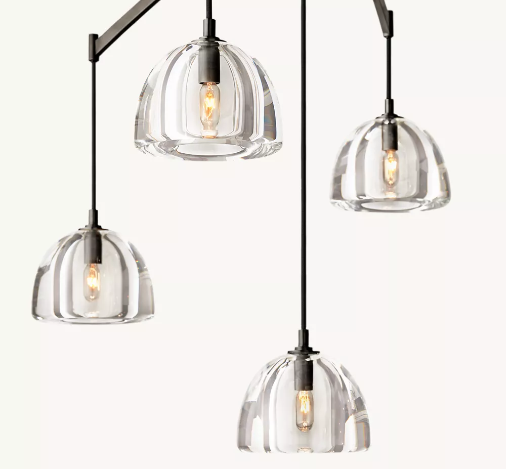 HEMISPHERE LINEAR CHANDELIER 72
