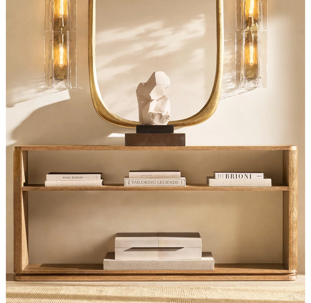 LATTICE CLEAR GLASS SCONCE - Image 1