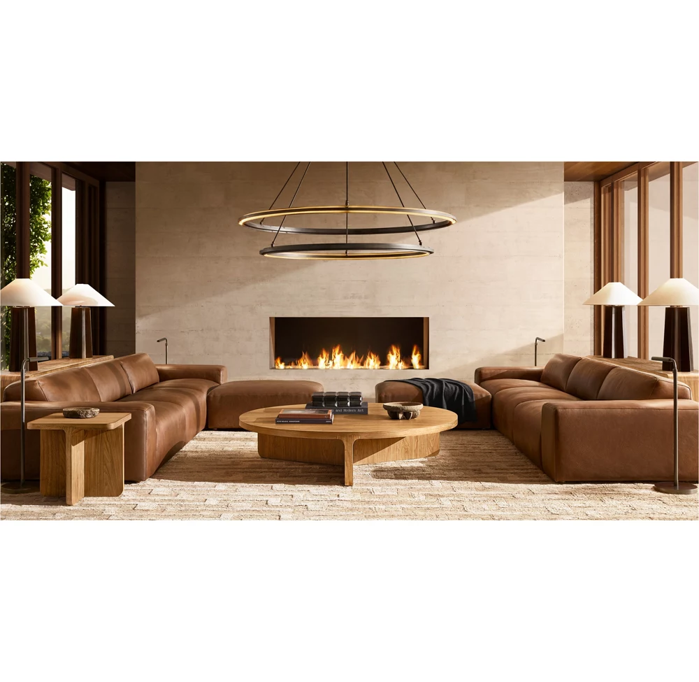 PERALTA TWO-TIER ROUND CHANDELIER 60