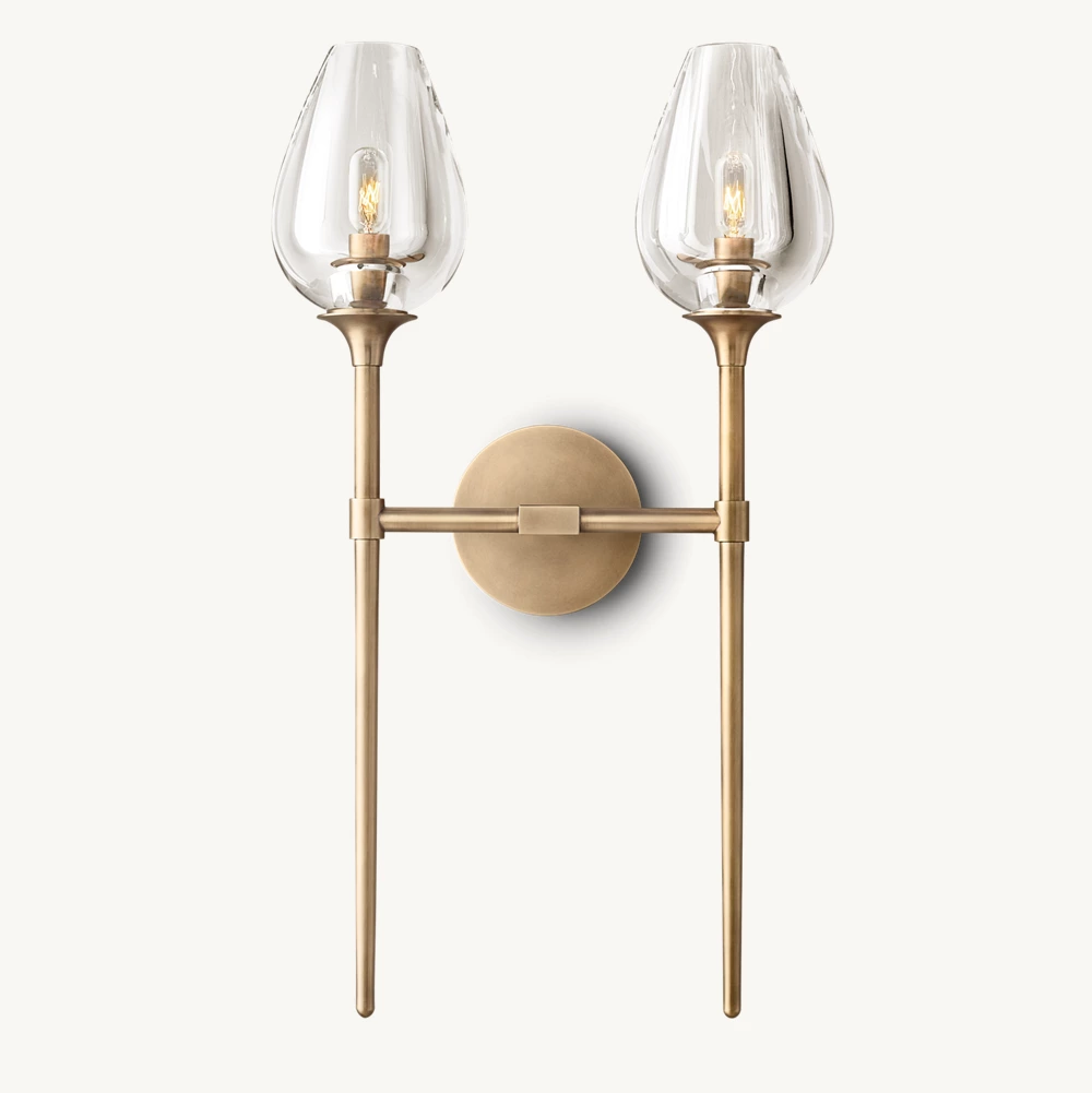 TULIP DOUBLE SCONCE - Image 2