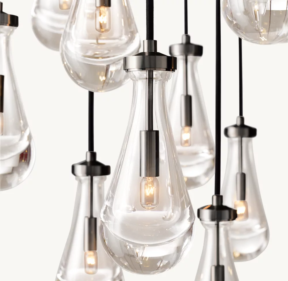 RAIN ROUND CHANDELIER 36