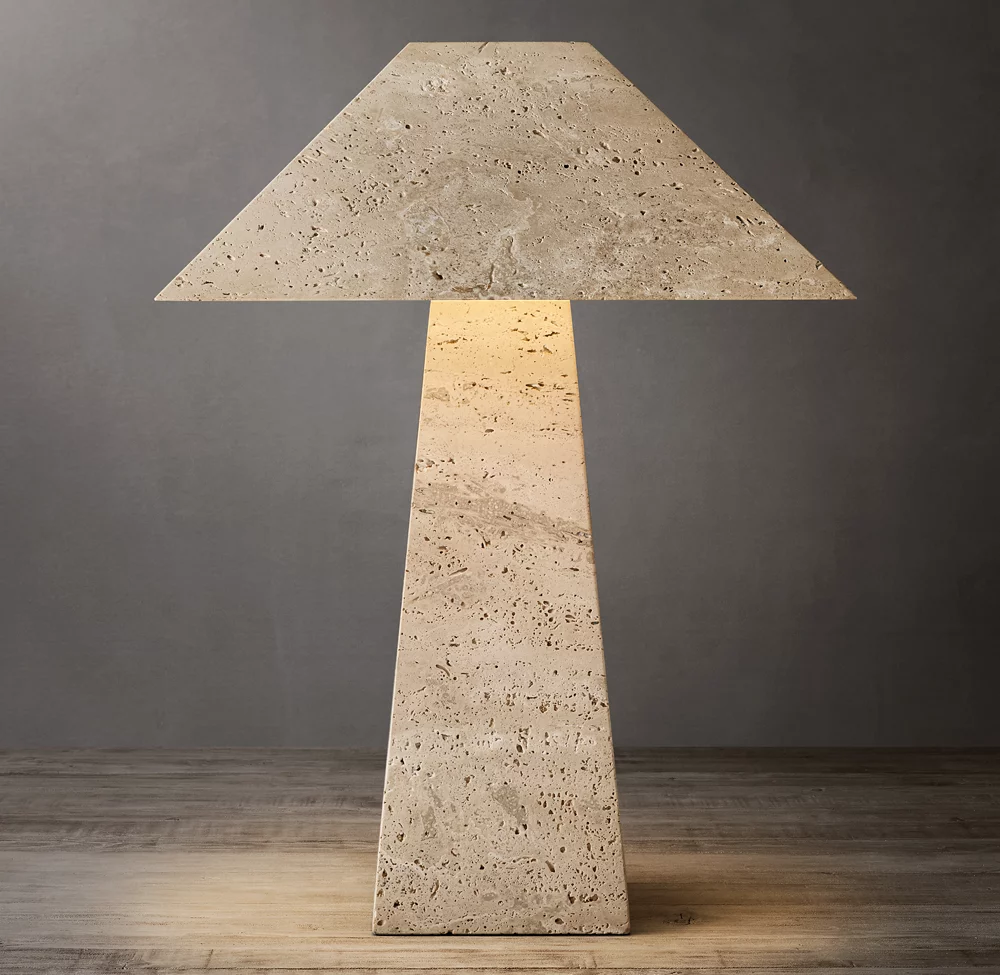 Mycena Obelisk Stone Table Lamp - Image 2