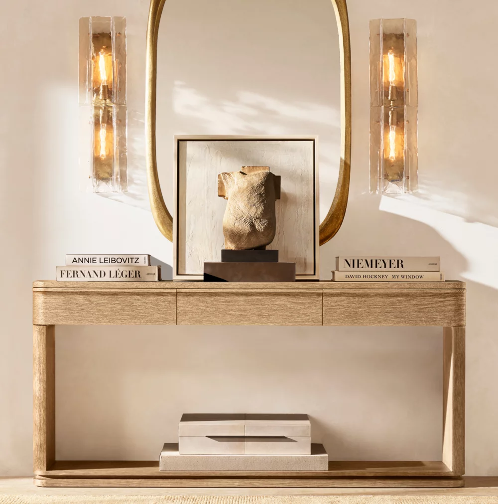 LATTICE CLEAR GLASS SCONCE - Image 8