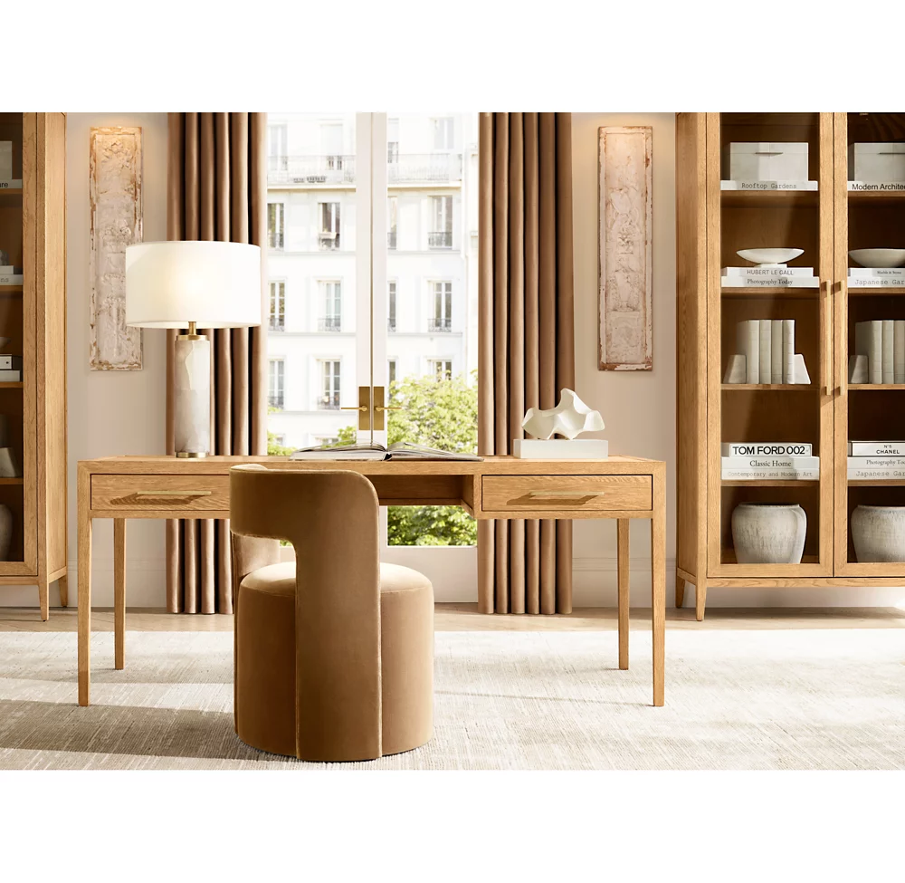 CYLINDRICAL COLUMN ALABASTER TABLE LAMP - Image 2