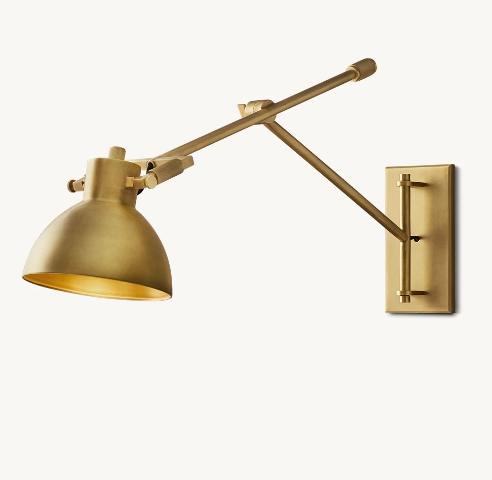 MACHINIST SWING-ARM TASK SCONCE - Image 1