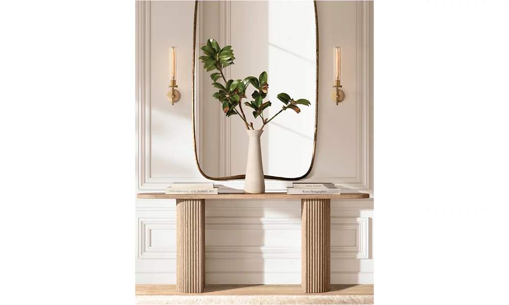 LAMBETH KNURLED GRAND SCONCE - Image 1