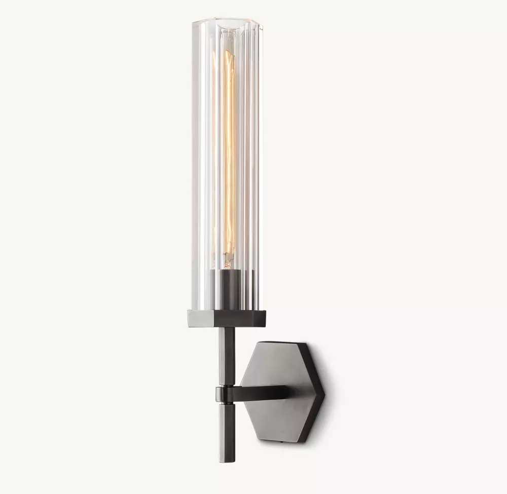 LAMBETH HEXAGONAL GRAND SCONCE - Image 1