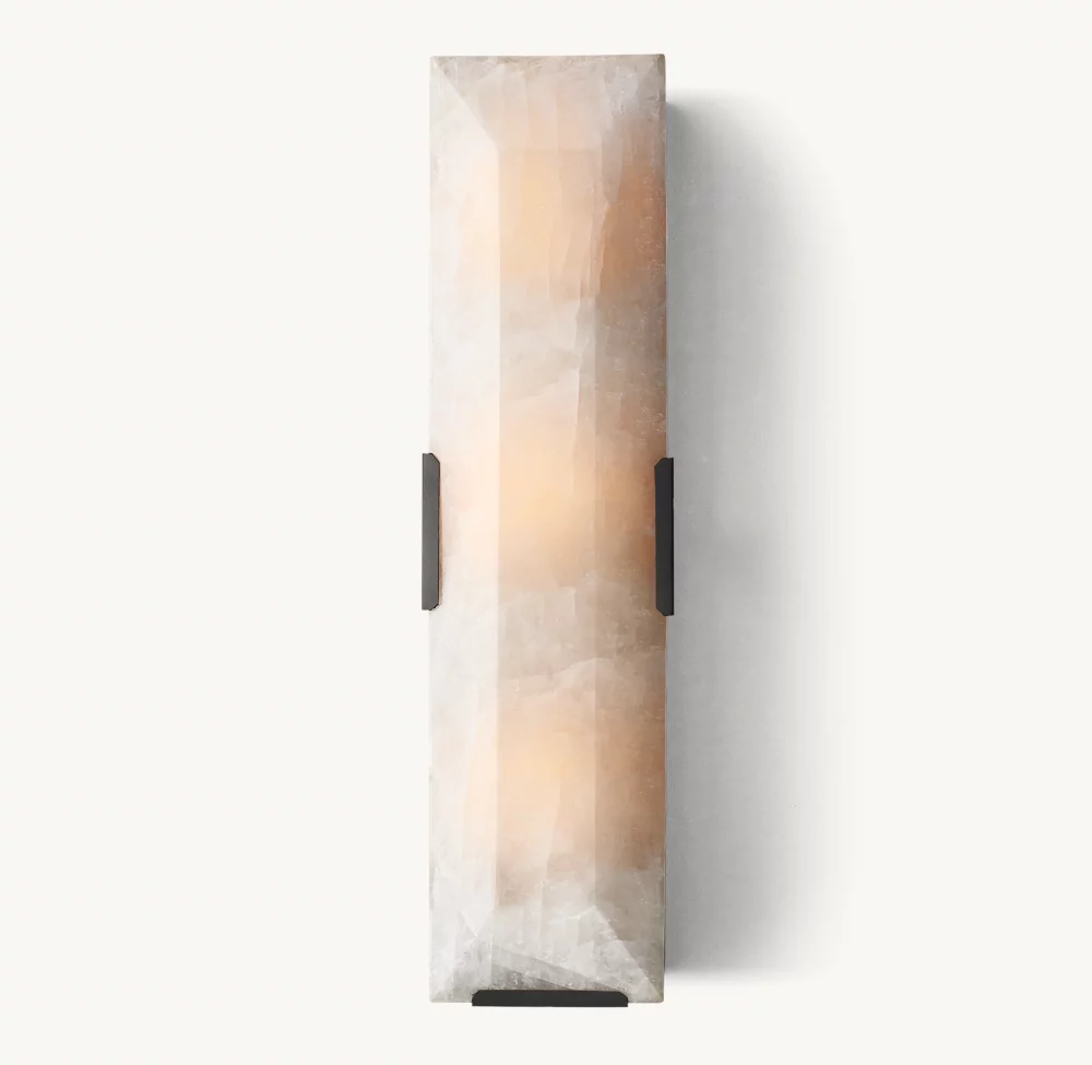 HARLOW CALCITE LINEAR SCONCE - Image 1