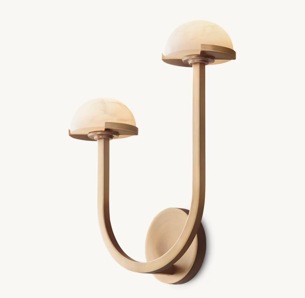 PEDRA DOUBLE SCONCE - LEFT - Image 1