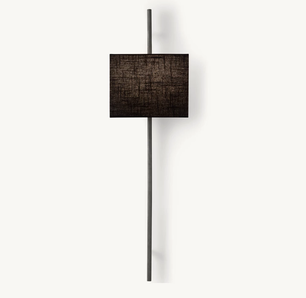 VELA OCTAGONAL BAR SCONCE - RECTANGULAR SHADE - Image 3