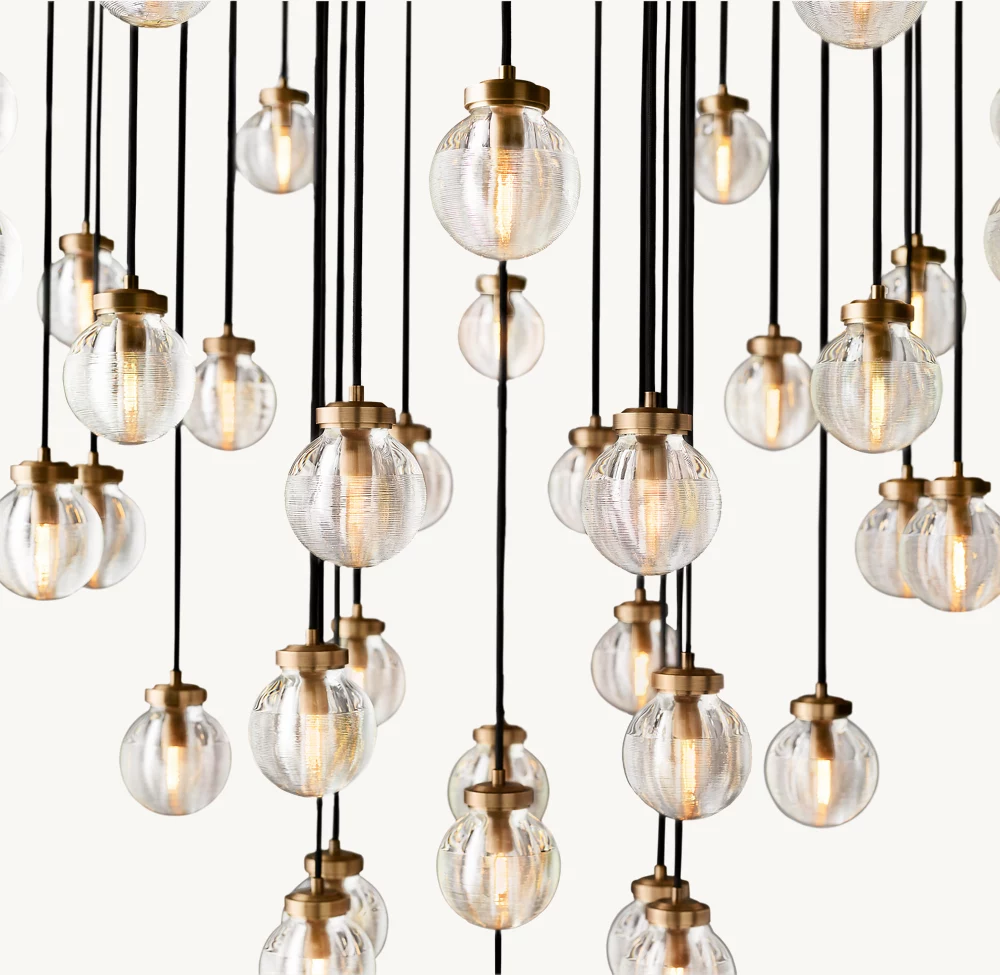 PEARL ROUND CHANDELIER 48