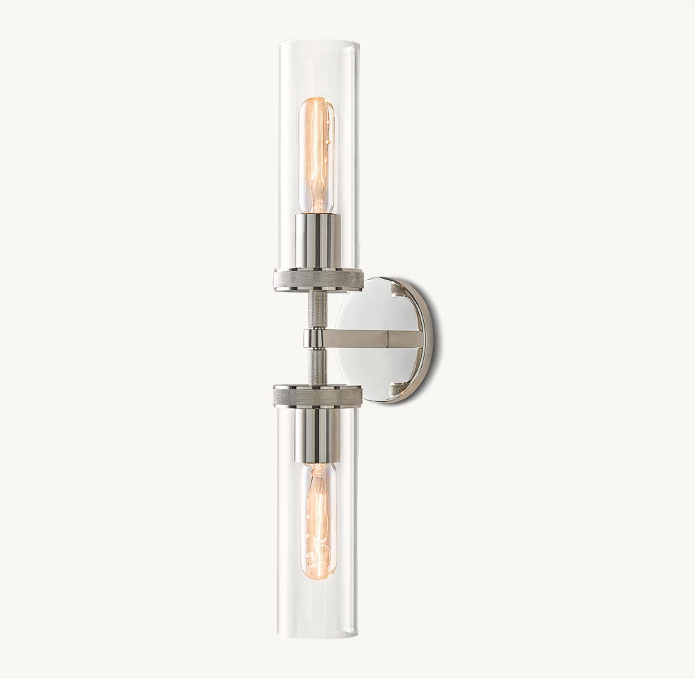 LAMBETH KNURLED LINEAR SCONCE - Image 1