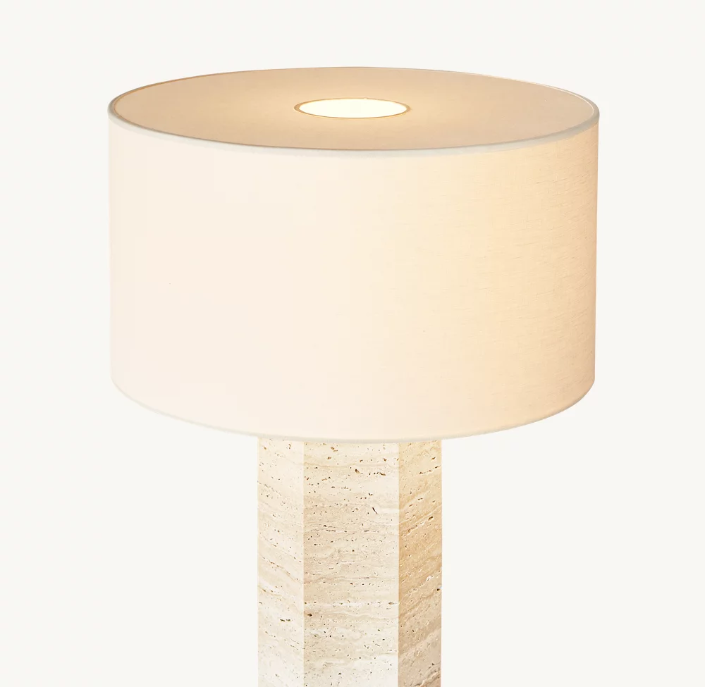 SAREZZO STONE HEXAGONAL TABLE LAMP - Image 2