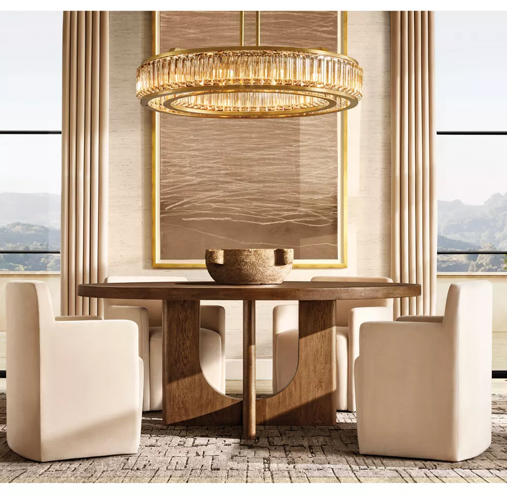 MAURIER ROUND CHANDELIER 48