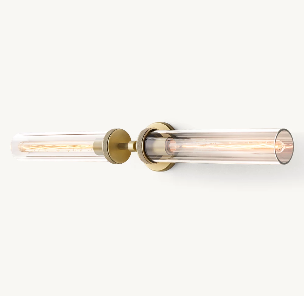 LAMBETH KNURLED GRAND LINEAR SCONCE - Image 1