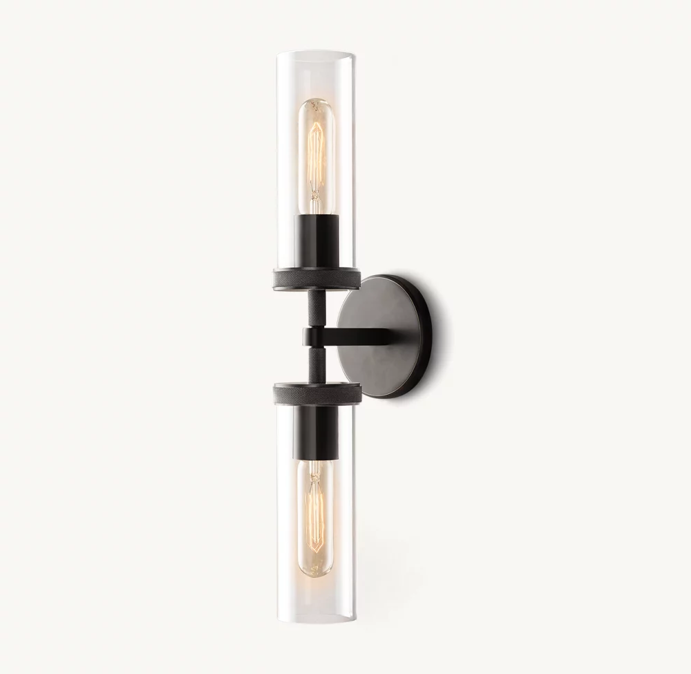LAMBETH KNURLED LINEAR SCONCE - Image 1