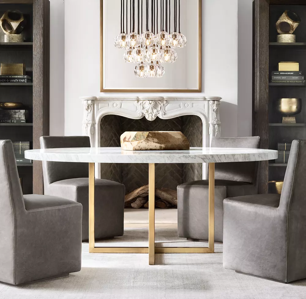 BOULE DE CRISTAL CLEAR GLASS ROUND CLUSTER CHANDELIER 19