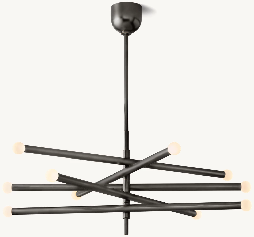 ROUSSEAU 10-LIGHT MOBILE ORB CHANDELIER - Image 1
