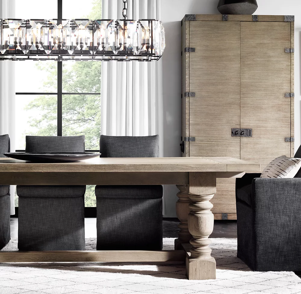 HARLOW CRYSTAL RECTANGULAR CHANDELIER 54