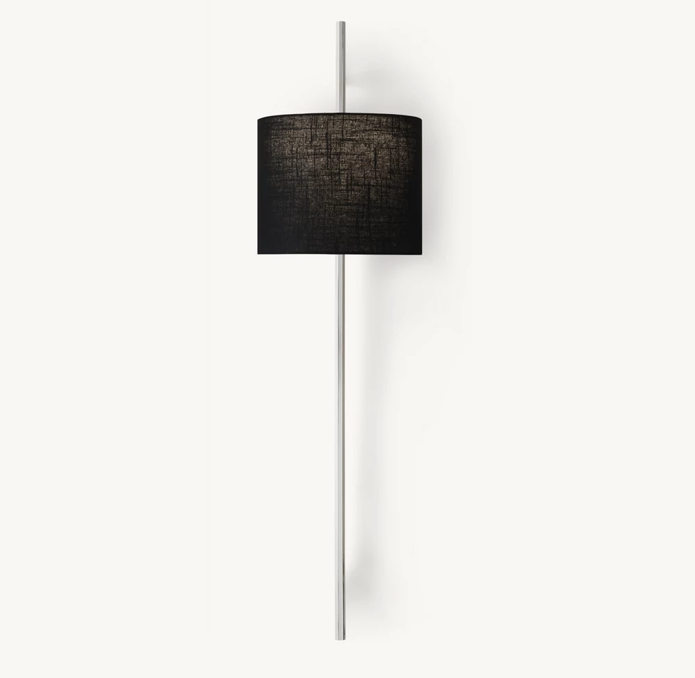 VELA OCTAGONAL BAR SCONCE - ROUND SHADE - Image 3