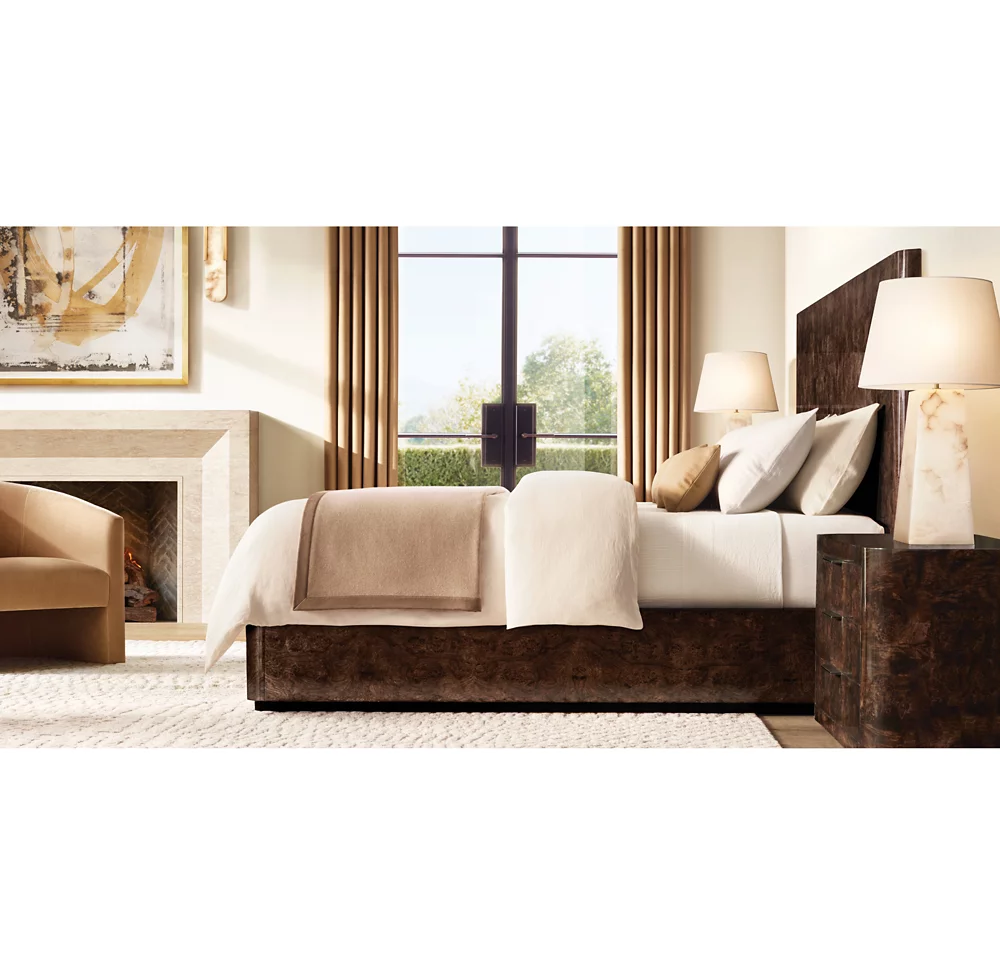 EVOKE ALABASTER TABLE LAMP – DRUM SHADE - Image 5