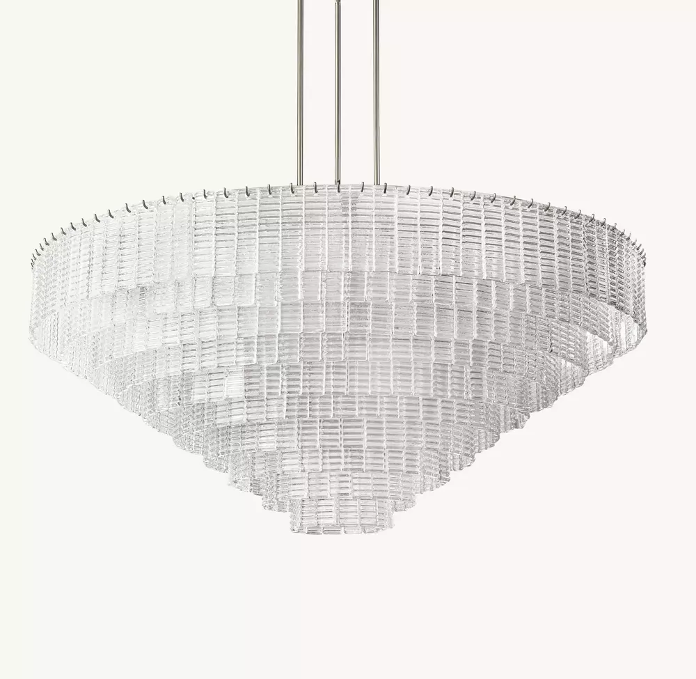 SIRENE CLEAR GLASS ROUND CHANDELIER 65