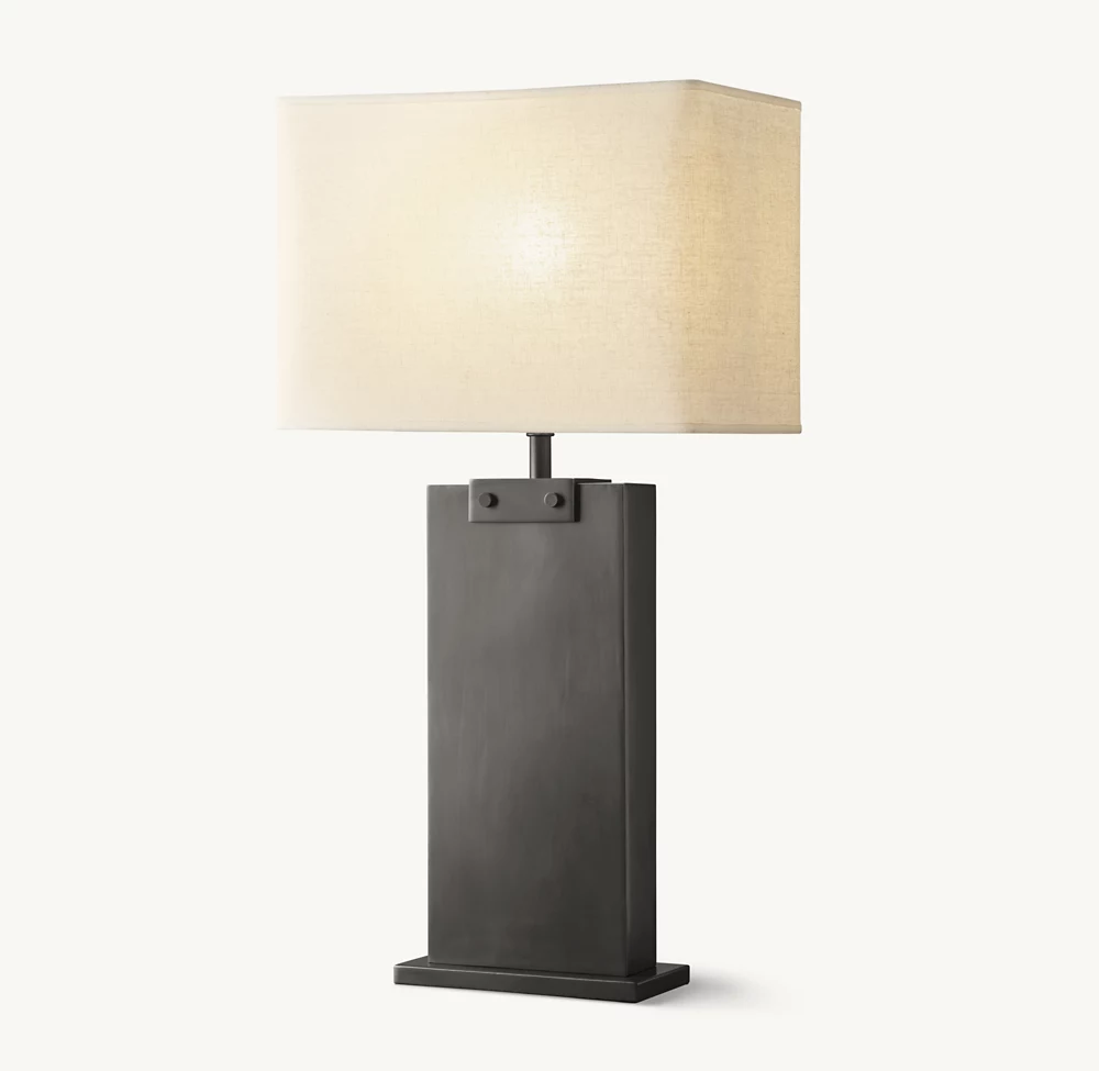 RECTANGULAR COLUMN TABLE LAMP - Image 2