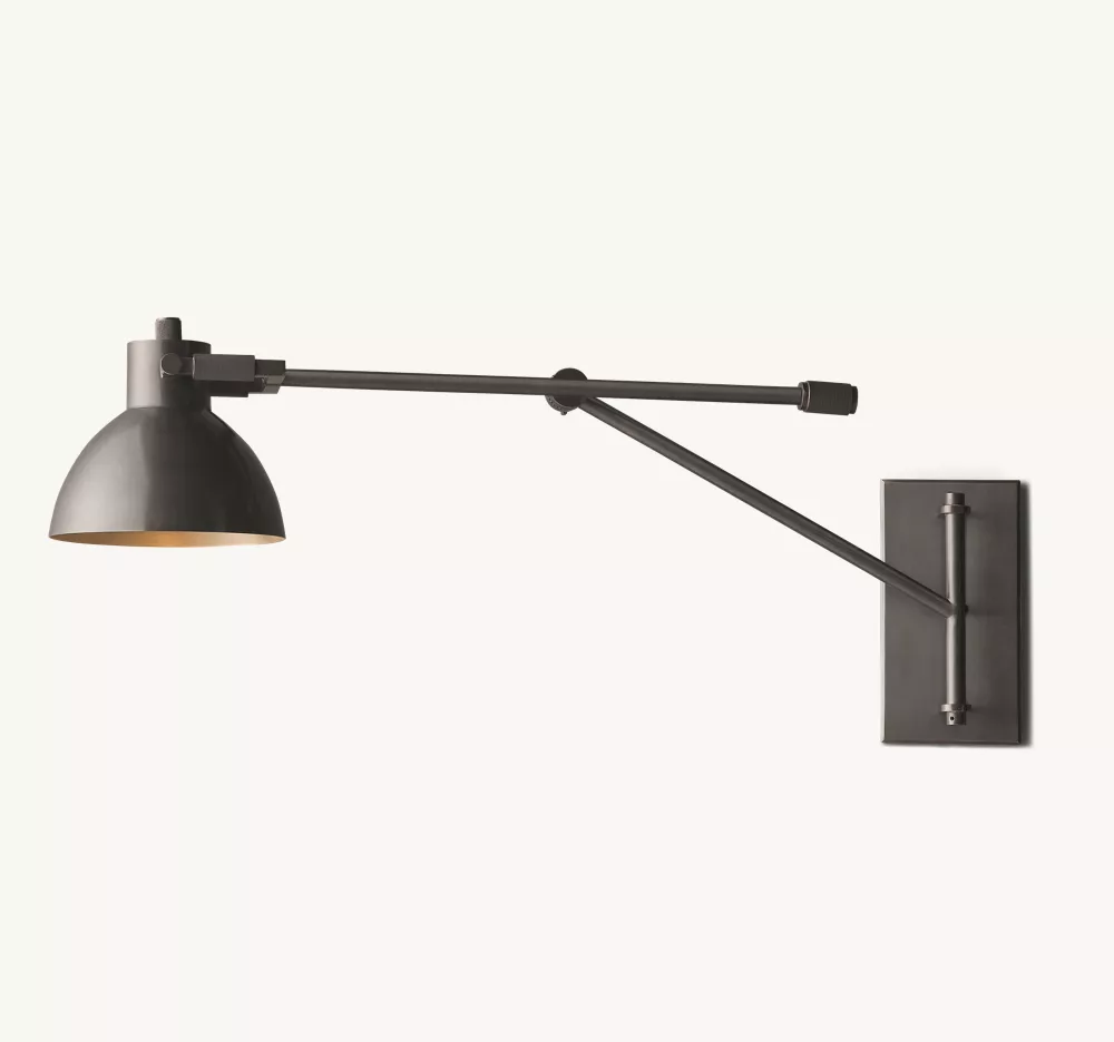 MACHINIST SWING-ARM TASK SCONCE - Image 2