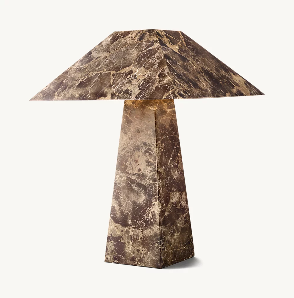 Mycena Obelisk Stone Table Lamp - Image 3