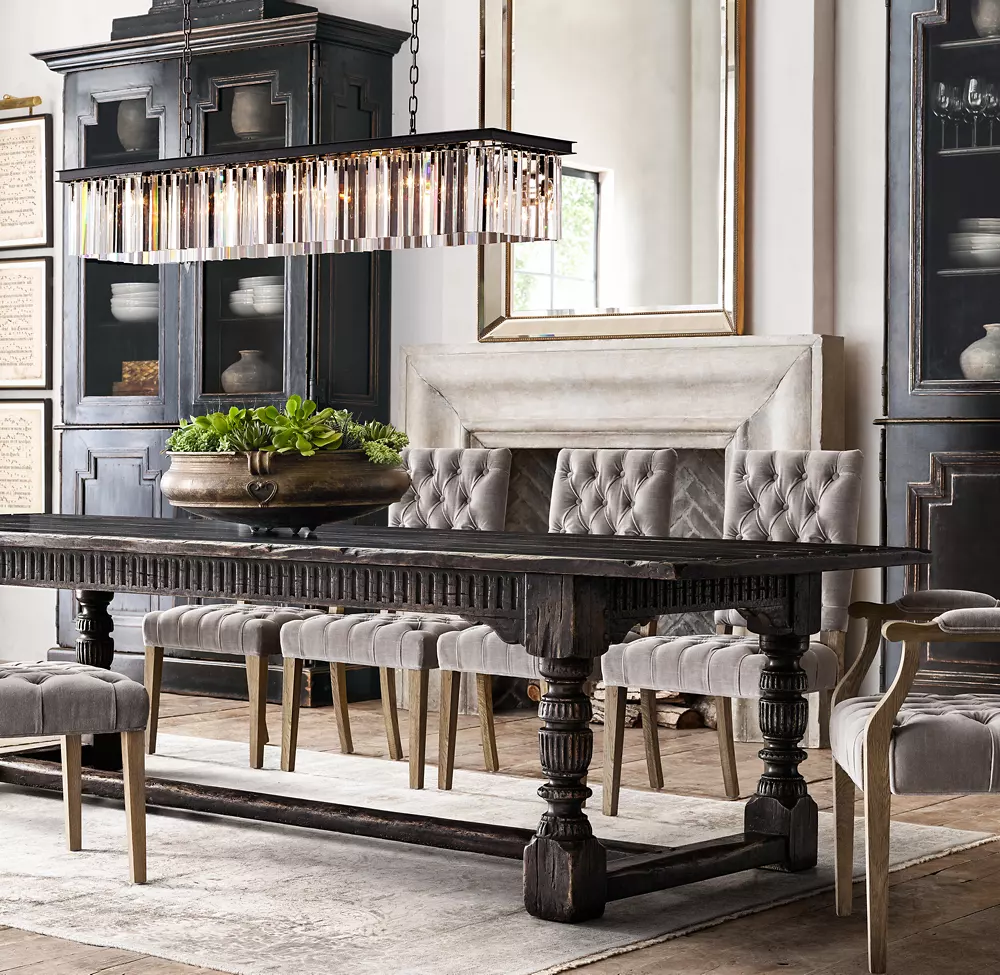 RHYS RECTANGULAR CHANDELIER 49