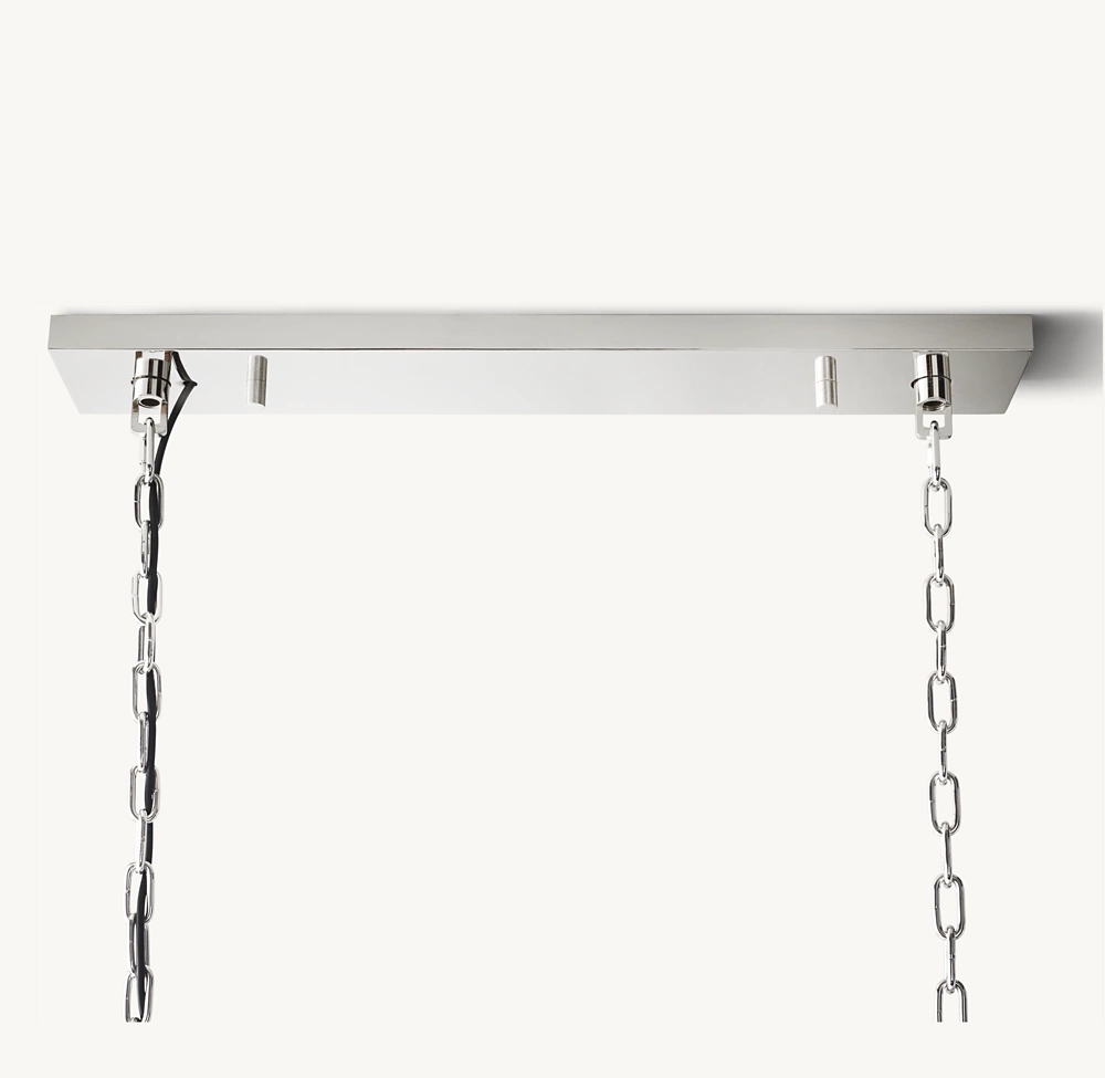 1920S ODEON RECTANGULAR CHANDELIER 40