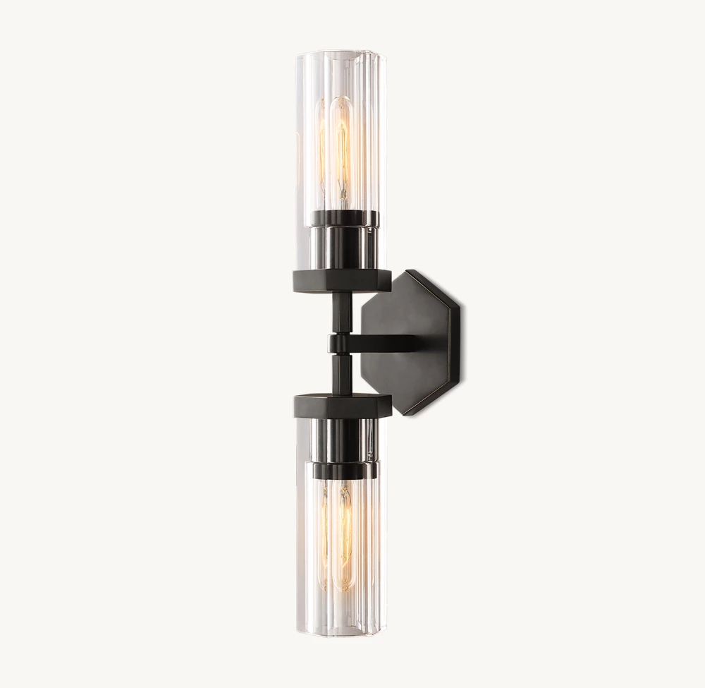 LAMBETH HEXAGONAL LINEAR SCONCE - Image 1