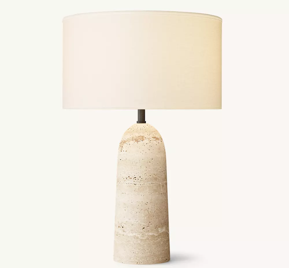 SAREZZO STONE TAPERED TABLE LAMP - Image 3