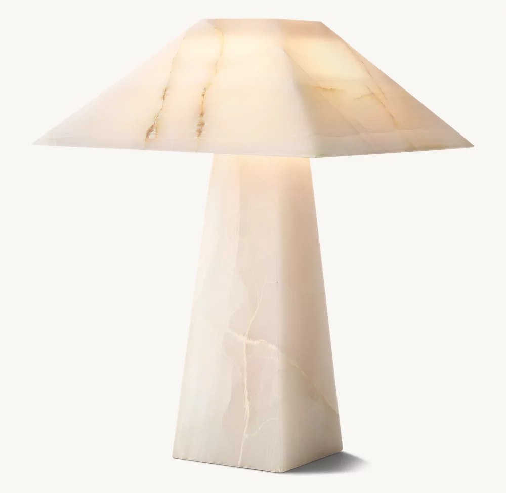 Mycena Obelisk Stone Table Lamp - Image 3