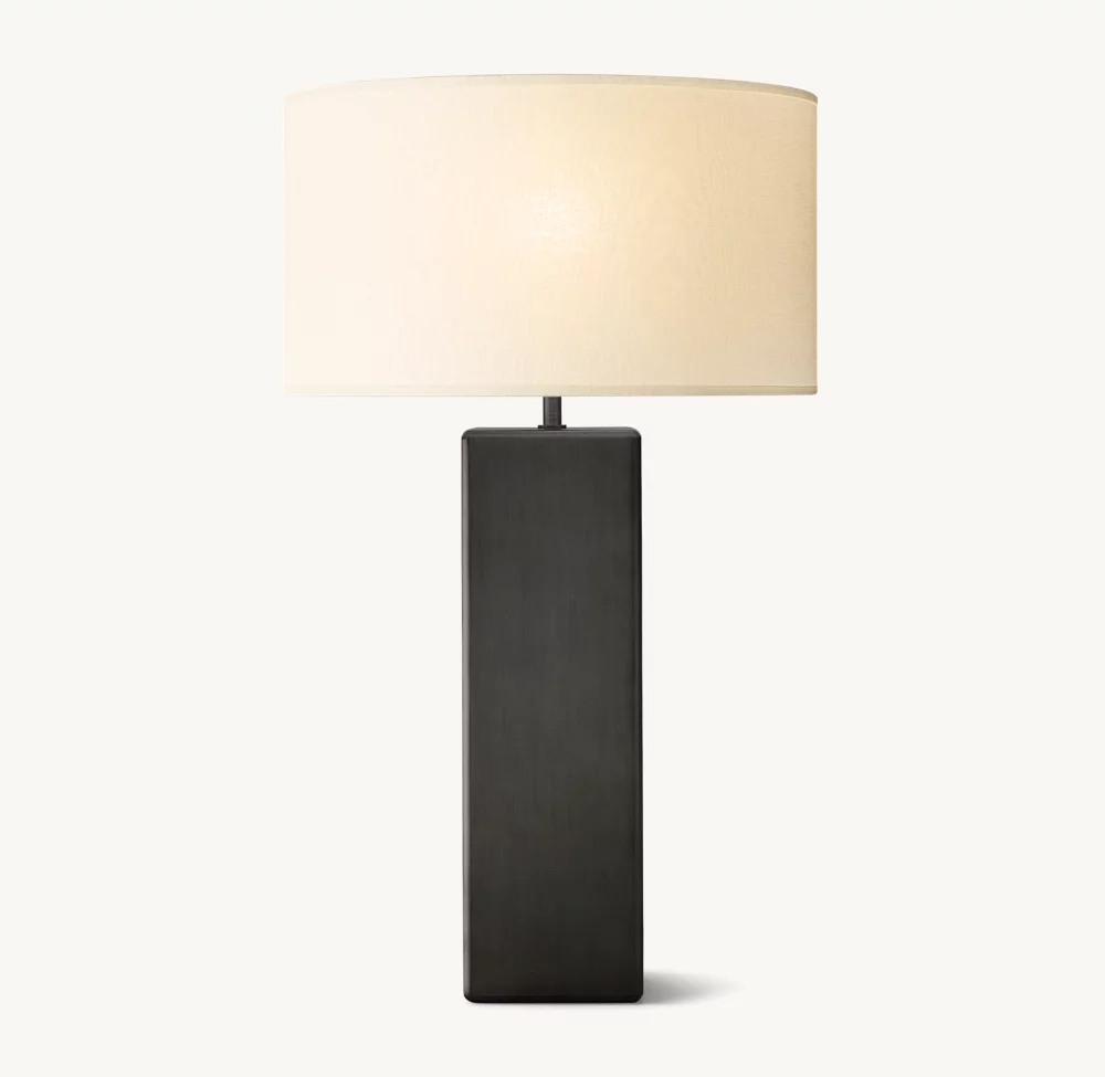 SAREZZO METAL SQUARE TABLE LAMP - Image 1