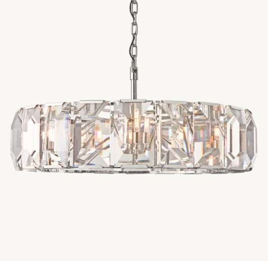 HARLOW CRYSTAL ROUND CHANDELIER 43